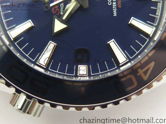 0505 Planet Ocean “Pyeongchang 2018” 43.5mm SS OMF 1:1 Best Edition Blue Dial On Nylon Strap A Soft 8082